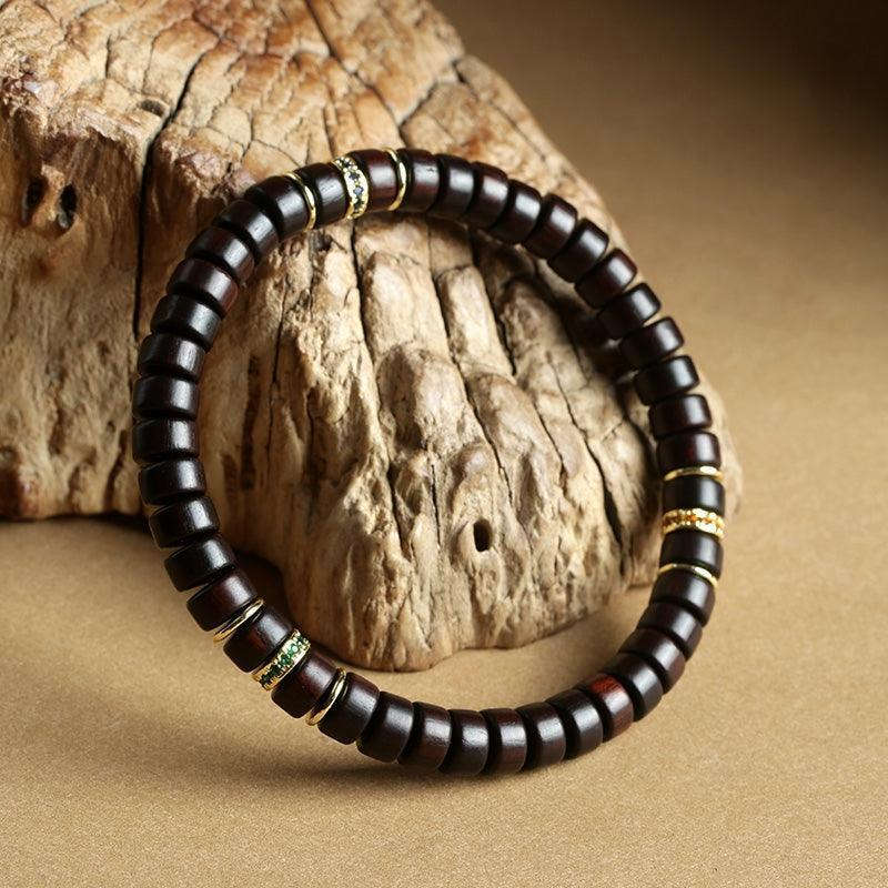 Rosewood Buddhist Protection Bracelet Averon London