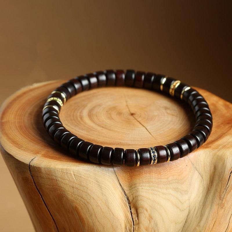 Rosewood Buddhist Protection Bracelet Averon London