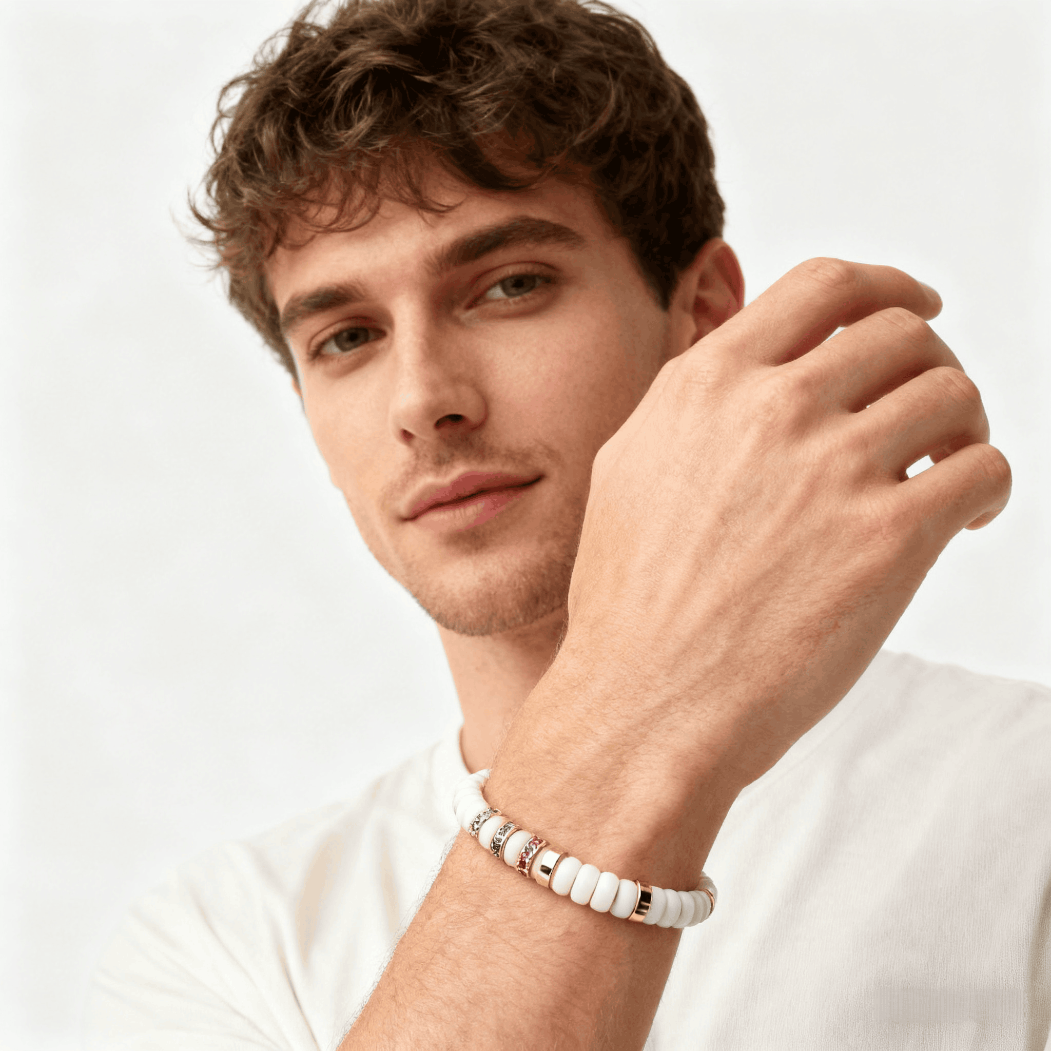 Original Ecological White Bodhi Bracelet Averon London
