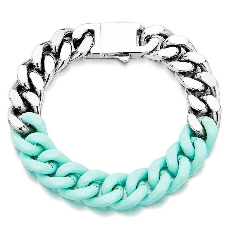 Colorful Cuban Bracelet Averon London