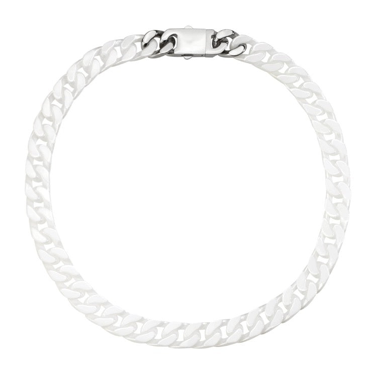 Chunky Cuban Ceramic Chain | White, Black, Yellow & Taupe