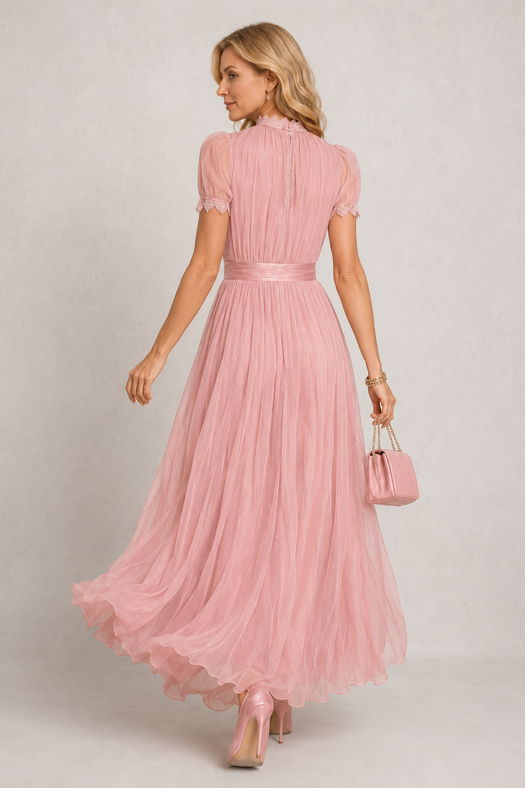 Camilla | Abito Maxi in Chiffon Elegante
