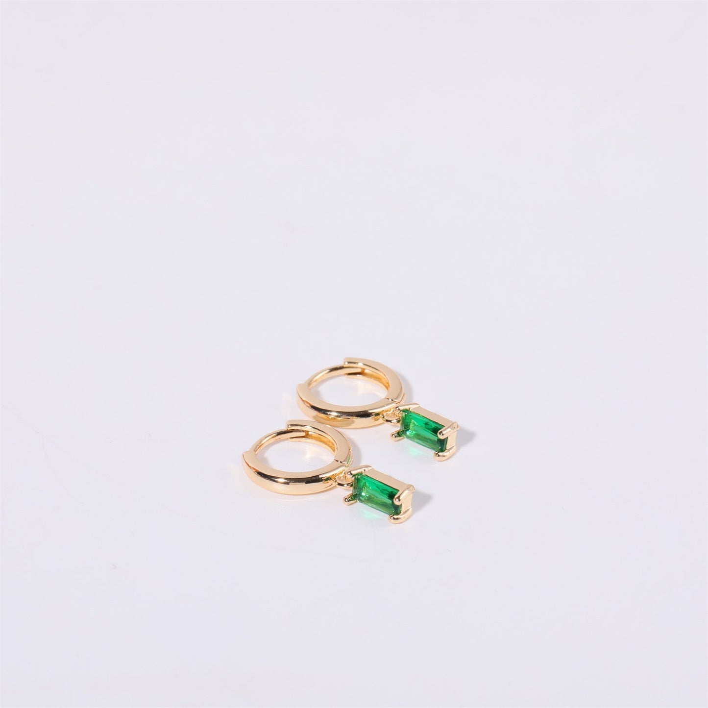 Bella Birthstone Huggies Earrings