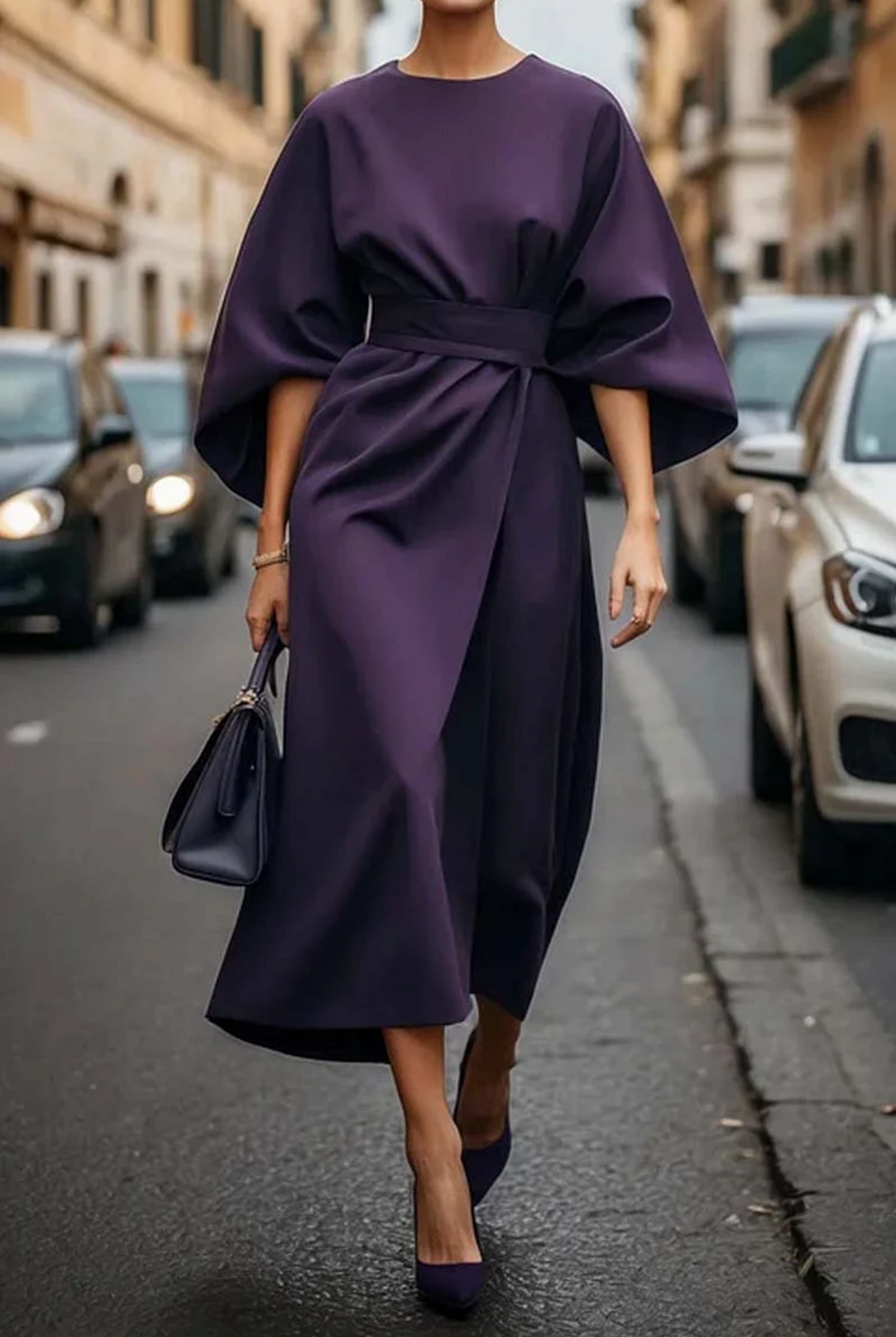 Keira - Eleagnt Sleeve Summer Maxi Dress