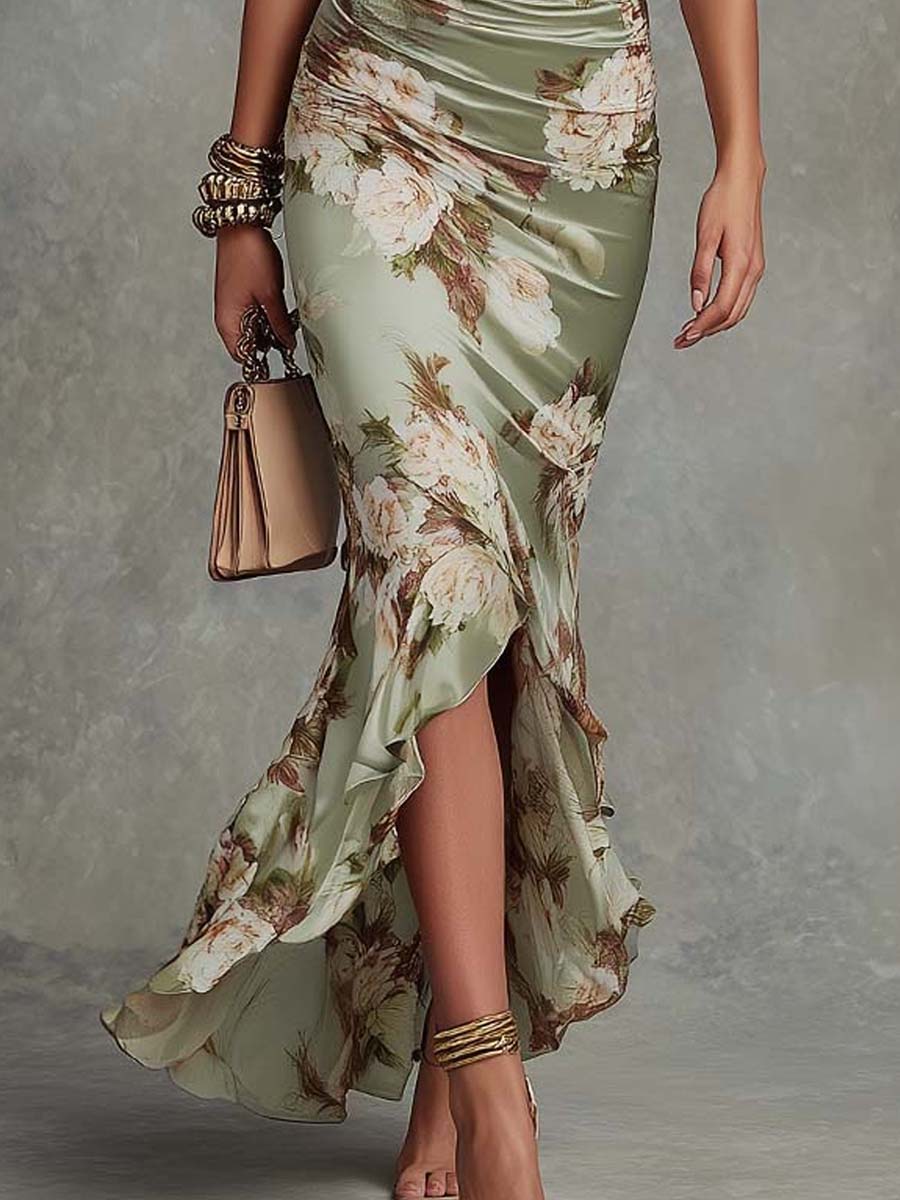 Abito Maxi Floreale — Romanticismo, freschezza ed eleganza in movimento