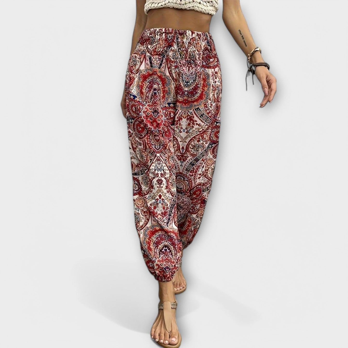 Scarlett - Collant con grafica etnica
