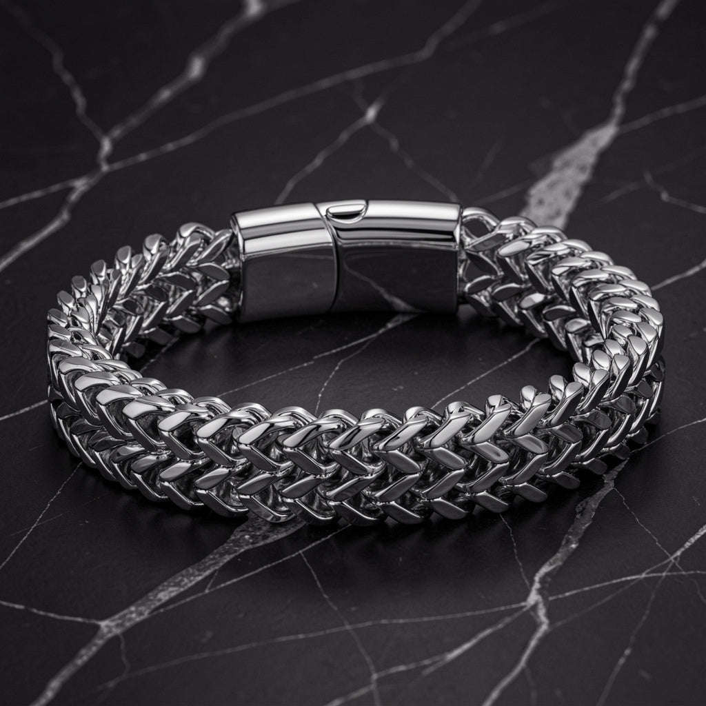 Double Row Foxtail Wheat Chain Bracelet