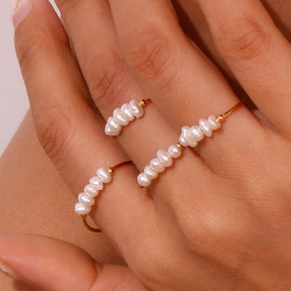Ariel Mini Pearl Ring