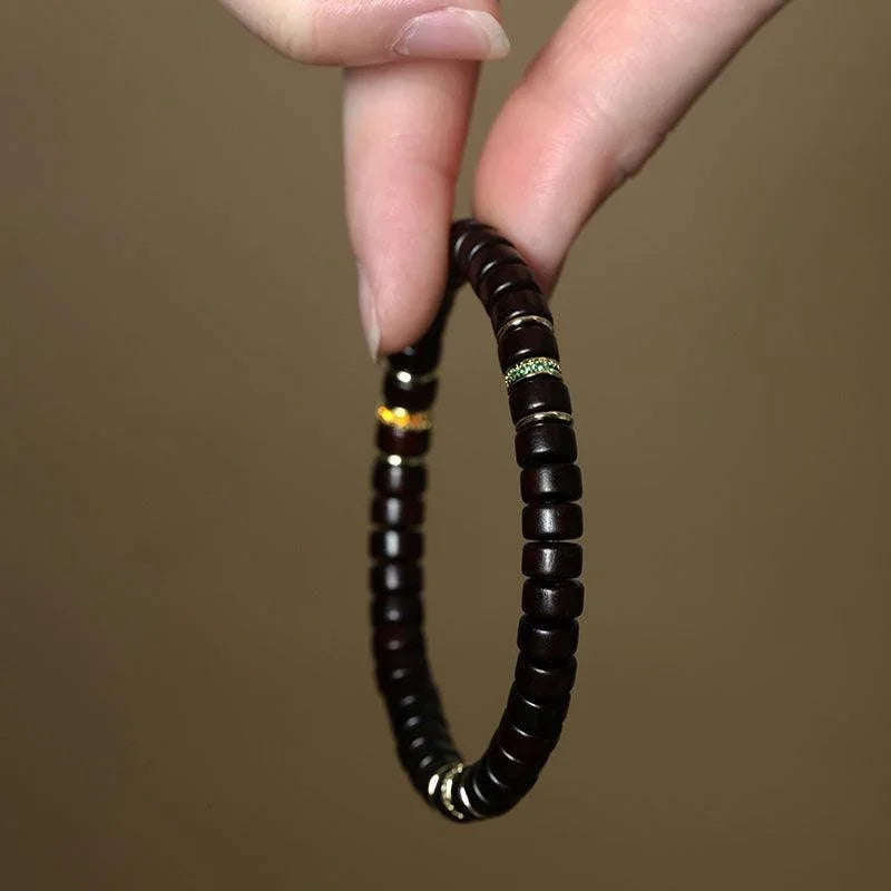 Rosewood Buddhist Protection Bracelet Averon London