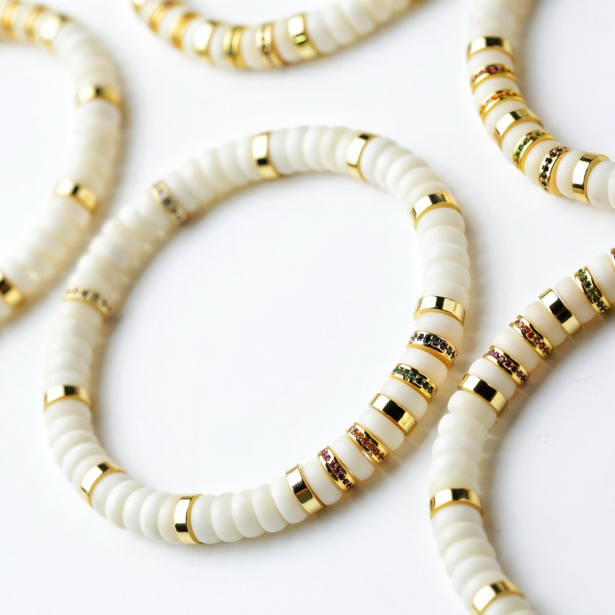 Original Ecological White Bodhi Bracelet Averon London