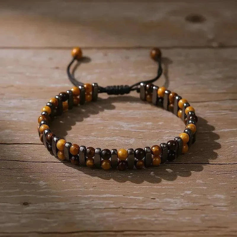 Natural Tiger's Eye Stone Bracelet Averon London