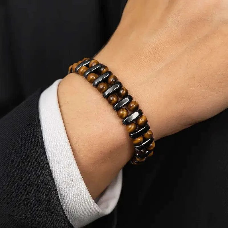 Natural Tiger's Eye Stone Bracelet Averon London
