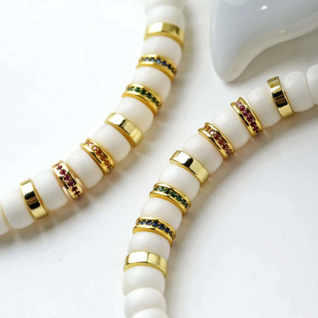 Original Ecological White Bodhi Bracelet Averon London