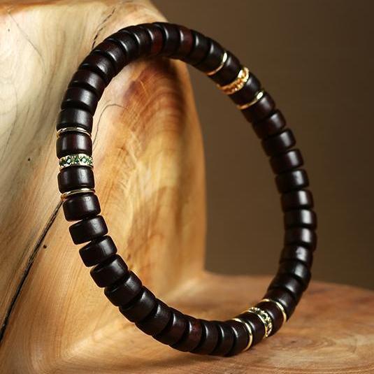 Rosewood Buddhist Protection Bracelet Averon London
