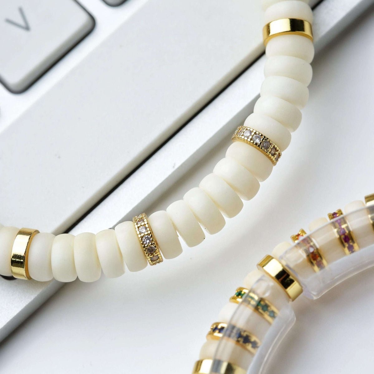 Original Ecological White Bodhi Bracelet Averon London