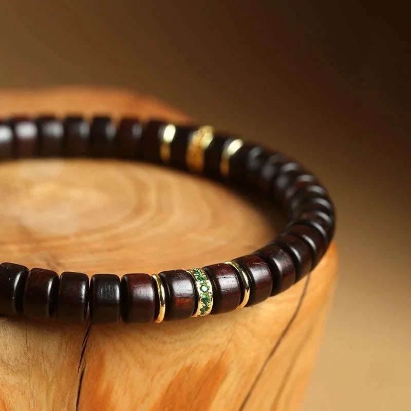 Rosewood Buddhist Protection Bracelet Averon London