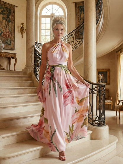 Federica | Abito Maxy Leggero con Fiori