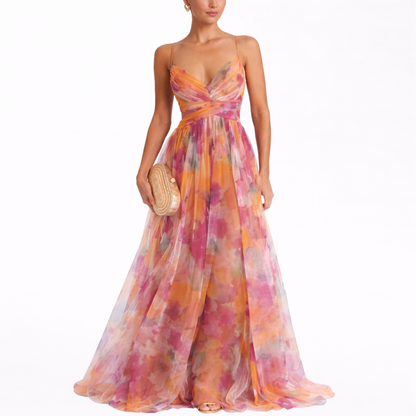 Giselle | Lovely floral print maxi dress