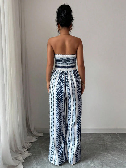 Alessia | Tuta Geometrica Elegante
