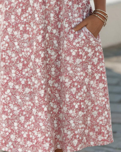Carmen | Vestito midi floreale morbido e leggero