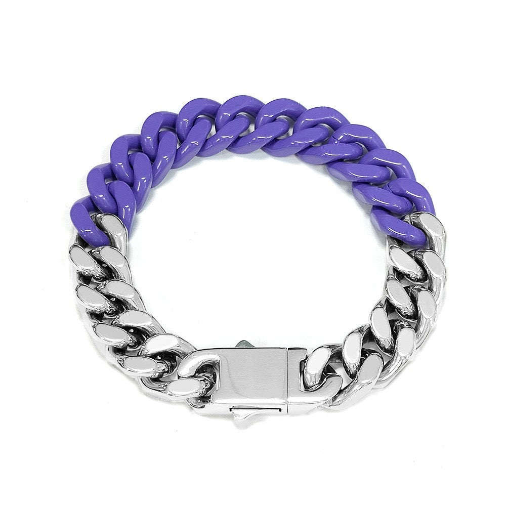 Colorful Cuban Bracelet Averon London