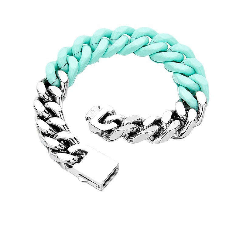 Colorful Cuban Bracelet Averon London