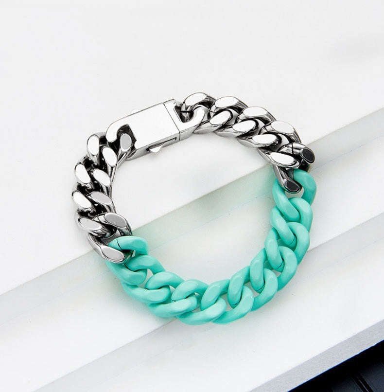 Colorful Cuban Bracelet Averon London