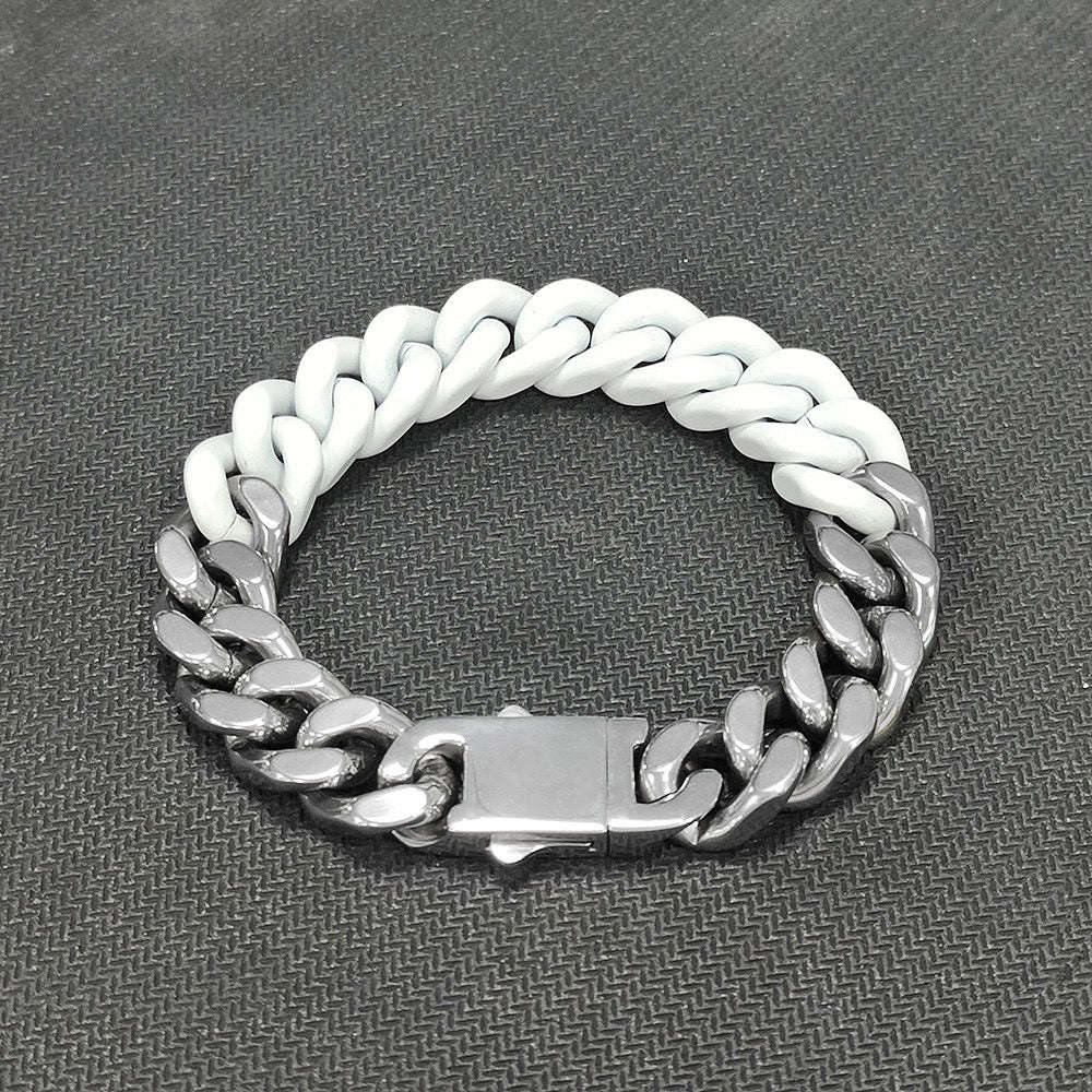 Colorful Cuban Bracelet Averon London