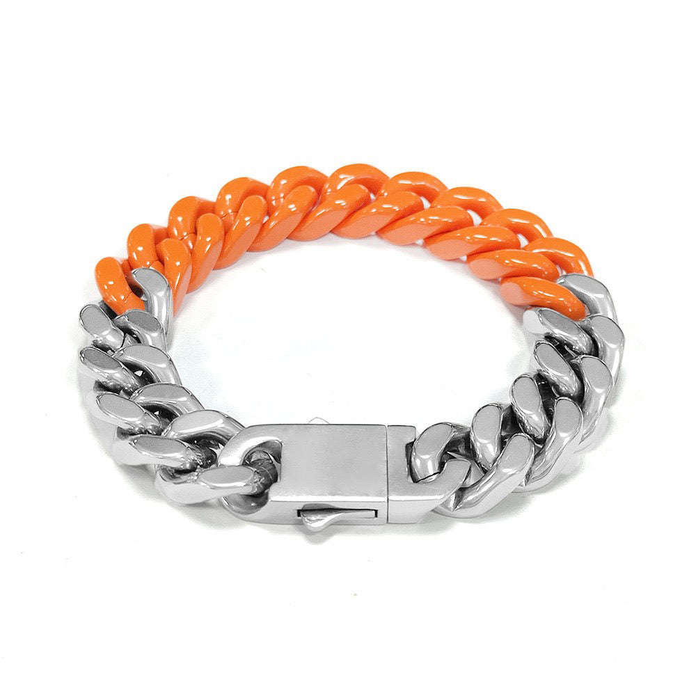 Colorful Cuban Bracelet Averon London