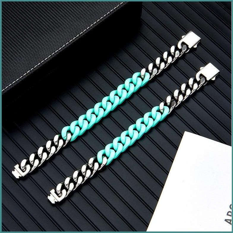Colorful Cuban Bracelet Averon London