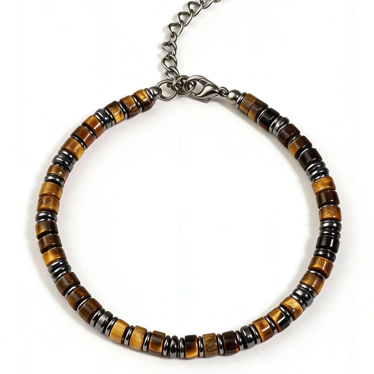 Natural Tiger's Eye Stone Bracelet Averon London