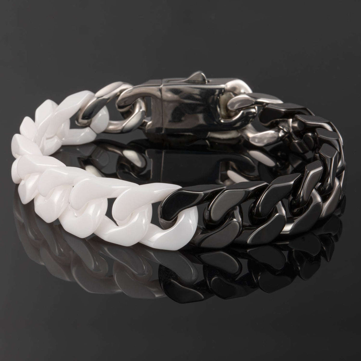 Panda Ceramic Cuban Bracelet Averon London