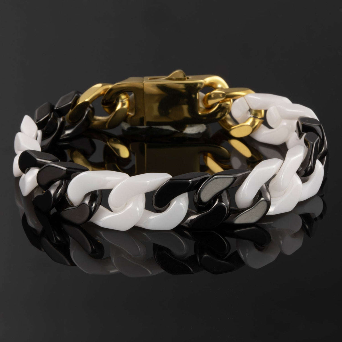 Panda Ceramic Cuban Bracelet Averon London