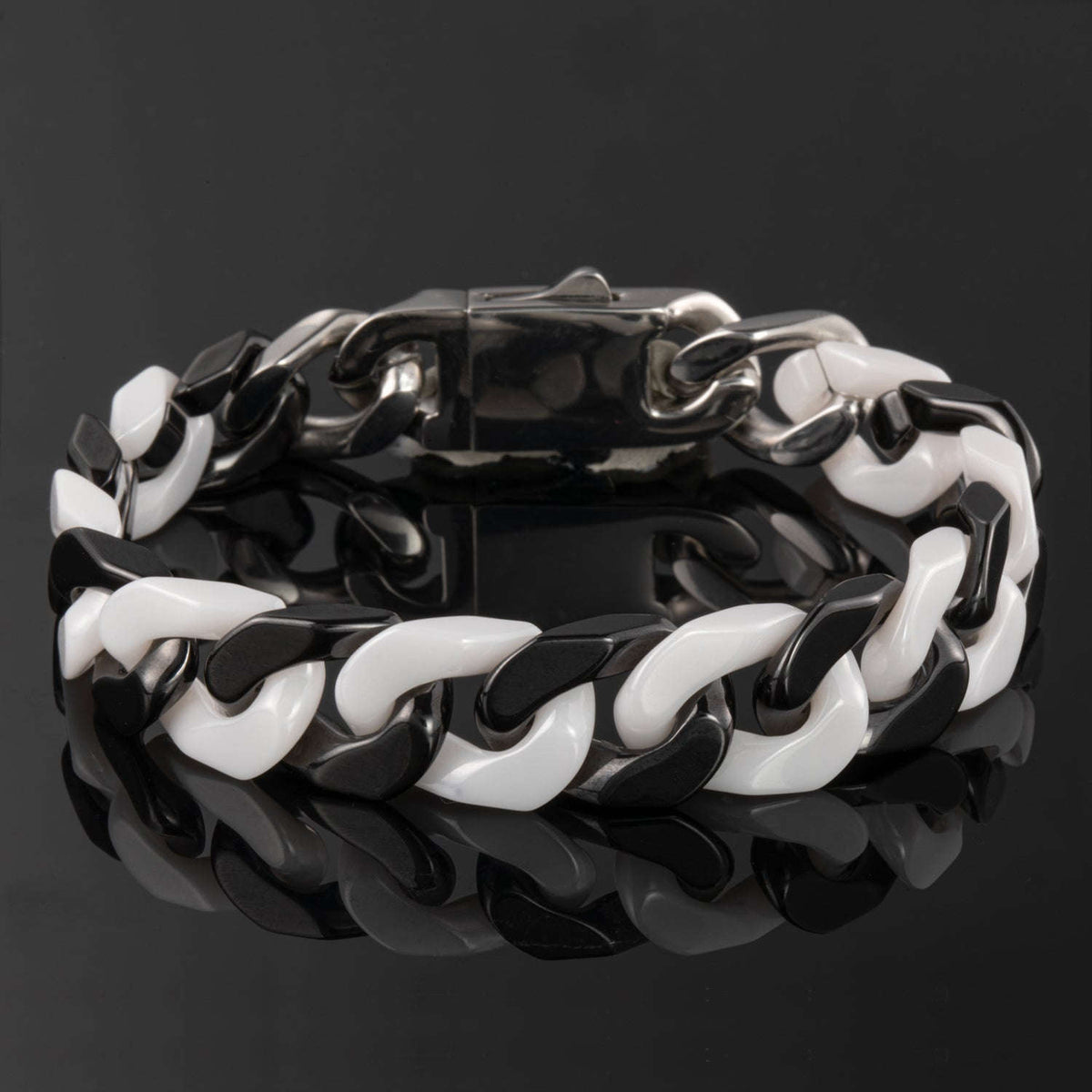 Panda Ceramic Cuban Bracelet Averon London