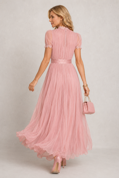 Camilla | Abito Maxi in Chiffon Elegante