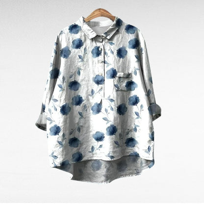 Camille | Elegante Blusa Estiva in Lino