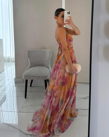 Giselle | Lovely floral print maxi dress
