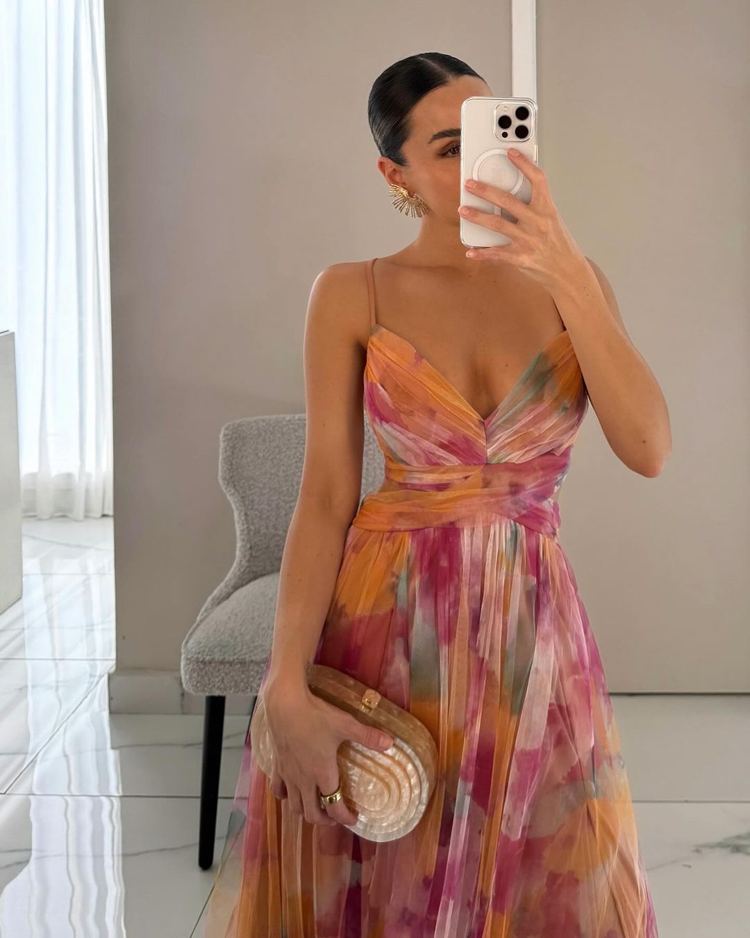 Giselle | Lovely floral print maxi dress