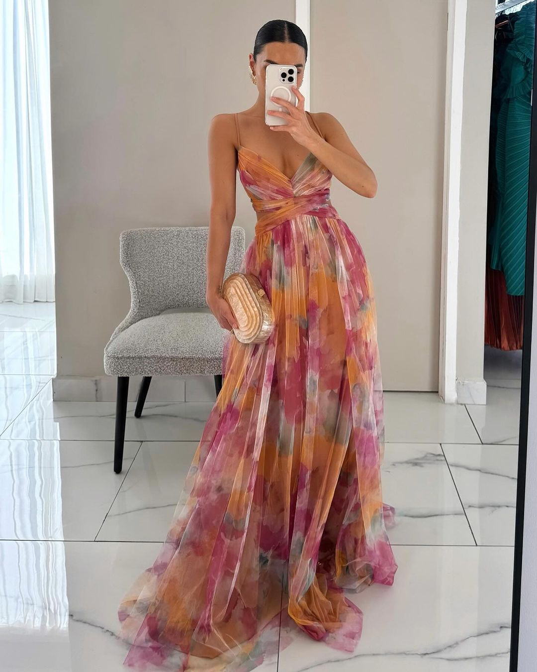 Giselle | Lovely floral print maxi dress