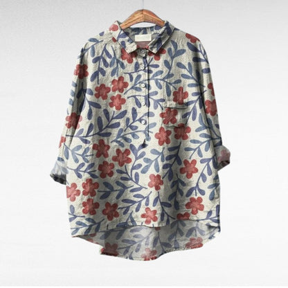 Claire | Elegante Blusa Estiva in Lino