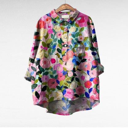 Claire | Elegante Blusa Estiva in Lino