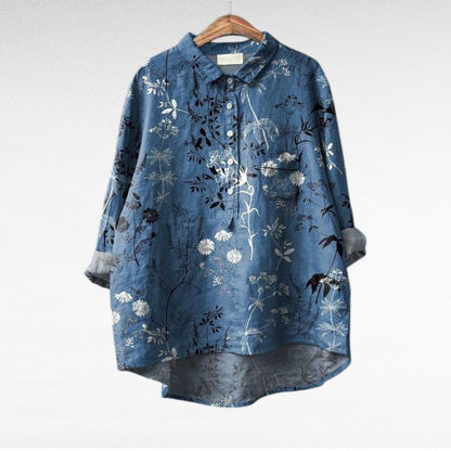 Claire | Elegante Blusa Estiva in Lino