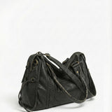 Arabell | Vintage Faux Leather Structured Tote Bag