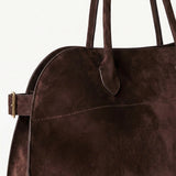 Henna | Suede Large Shopper Tote Bag