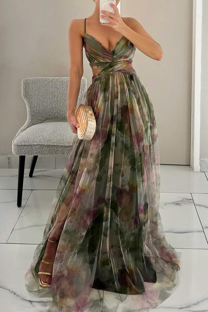 Giselle | Lovely floral print maxi dress