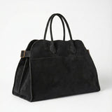 Henna | Suede Large Shopper Tote Bag