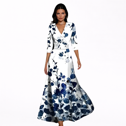 Emilia | Elegant floral maxi dress