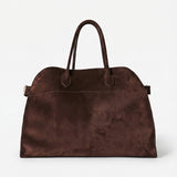 Henna | Suede Large Shopper Tote Bag