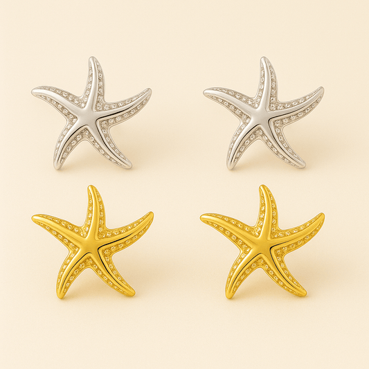 Mini Starfish Earrings