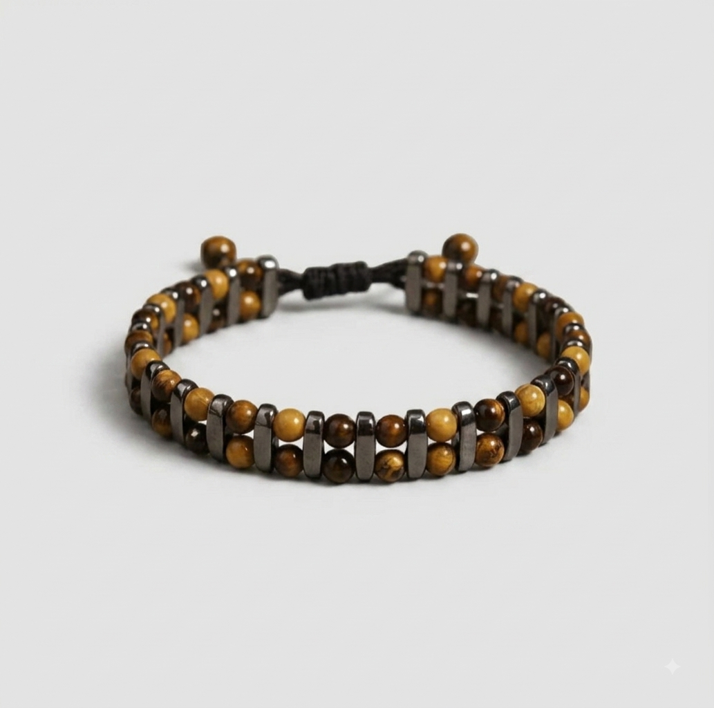 Natural Tiger's Eye Stone Bracelet